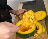 丸ごとカボチャのトマトソースペンネ作り方3写真
