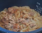 炊飯器で簡単！肉丼(みそ味)作り方8写真