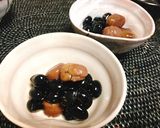 黒豆とマロンのコニャック漬け作り方4写真