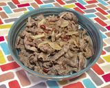 超簡単☆スタミナペペロンチーノ丼作り方6写真