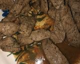 ペルー料理　ロモサルタード作り方2写真