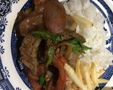 ペルー料理　ロモサルタード作り方7写真