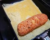 お弁当に☆バウムクーヘン式オムライス作り方4写真