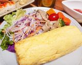 お弁当に☆バウムクーヘン式オムライス作り方6写真