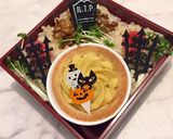 月見鶏団子 くるみ小女子弁当 ハロウィン作り方4写真