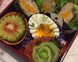 月見鶏団子 くるみ小女子弁当 ハロウィン作り方7写真