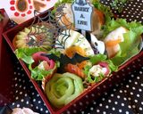 月見鶏団子 くるみ小女子弁当 ハロウィン作り方9写真