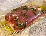 豚バラ肉の低温調理ソテー はちみつソース作り方1写真