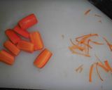 端切れお野菜のかきたまスープ♪作り方1写真