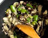 茄子とピーマンの肉味噌炒め作り方5写真