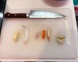 豚汁定食用の主菜系豚汁作り方1写真