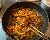 MrsWongちのナポリタン風焼きうどん作り方5写真