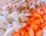 ほうれん草とレンチン根菜のクリームスープ作り方6写真