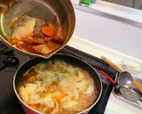 豚汁定食用の主菜系豚汁作り方10写真