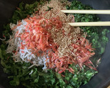 大根葉としらすと桜えびのご飯のお供作り方3写真