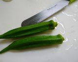 簡単！オクラかまぼこ納豆作り方1写真