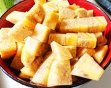ほうじ茶と固めな柿のパウンドケーキ作り方4写真