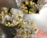 全てレンジなす豆腐肉チヂミ風ドーム蒸し作り方4写真