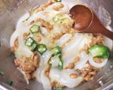 いか納豆、オクラ混ぜ作り方4写真