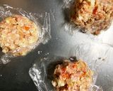全てレンジなす豆腐肉チヂミ風ドーム蒸し作り方6写真