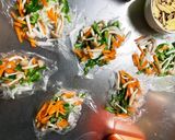 全てレンジなす豆腐肉チヂミ風ドーム蒸し作り方13写真