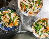 全てレンジなす豆腐肉チヂミ風ドーム蒸し作り方19写真