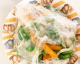 全てレンジなす豆腐肉チヂミ風ドーム蒸し作り方22写真