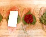 揚げない☆鶏の梅しそチーズ作り方3写真