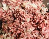 合挽き肉のハンバーグ●ケチャ＆トンソース作り方1写真