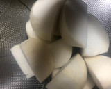 かぶと鶏団子のスープ~豆乳仕立て~作り方1写真