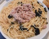 簡単！楽したい昼に最適！ツナポン酢パスタ作り方6写真
