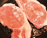 腸まで届く豚テキのおろしリンゴソース掛け作り方5写真