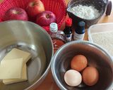 りんごのアーモンドケーキ作り方1写真