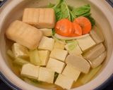お麩と豆腐の小鍋作り方2写真