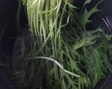 水菜復活させた後ごま油であえたやーつ作り方1写真