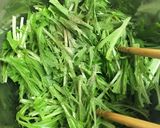 水菜復活させた後ごま油であえたやーつ作り方4写真