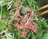 水菜復活させた後ごま油であえたやーつ作り方5写真