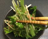 水菜復活させた後ごま油であえたやーつ作り方7写真