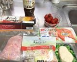 カニカマ&トマタマサラダ作り方1写真