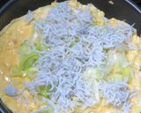 美味ネギと釜揚げしらすのマヨ入りオムレツ作り方7写真