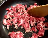 レンコンと牛肉のきんぴら作り方2写真
