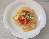 簡単！お洒落な冷製彩り明太子パスタ作り方4写真