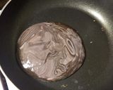 ココアと紫芋の厚焼きパンケーキ作り方10写真