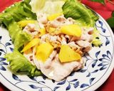 薬膳☆くるみドレッシングと柿の豚しゃぶ作り方8写真