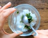 セリ混ぜご飯のおにぎり◎お弁当に♪作り方3写真