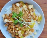 納豆好き必見！簡単♪たくあん入り納豆ご飯作り方3写真