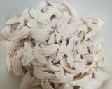 ささみで超簡単☆梅肉和え作り方3写真