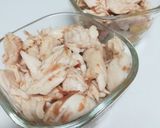 ささみで超簡単☆梅肉和え作り方5写真