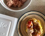 納豆とカニツナのご飯作り方1写真