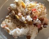 納豆とカニツナのご飯作り方4写真